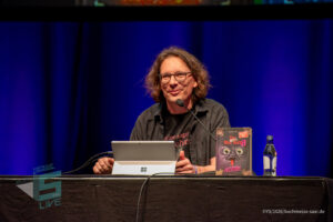 Magnus Myst bei der Lesung von das kleine böse Buch beim Buchmesse Saar Festival 2026 LIVE bin Saarlouis