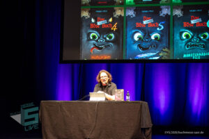 Magnus Myst bei der Lesung von das kleine böse Buch beim Buchmesse Saar Festival 2026 LIVE bin Saarlouis