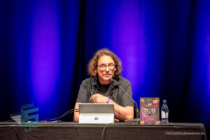 Magnus Myst bei der Lesung von das kleine böse Buch beim Buchmesse Saar Festival 2026 LIVE bin Saarlouis